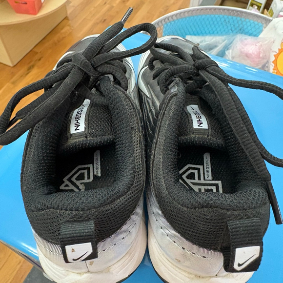 Nike Vapor Black White Baseball Cleats 12 - Picture 5 of 8